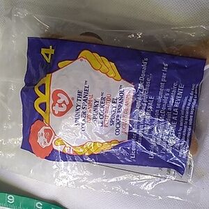 Ty Spunky Cocker Spaniel in Purple Packaging